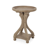 French Country Accent Table with Round Top - NH981313