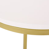 Modern Glam C-Shaped End Table - NH846313