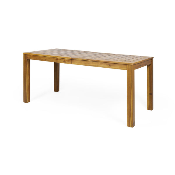 Outdoor Rustic Acacia Wood Dining Table - NH012313