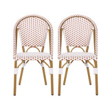 Brandy Outdoor French Bistro Chair, Set of 2