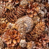 Pre-Decorated Pine Cone and Glitter Unlit Artificial Tabletop Christmas Tree - NH166313