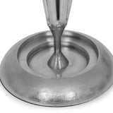 Handcrafted Aluminum Umbrella Stand Sculpture, Raw Nickel - NH374413