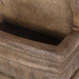 Outdoor Single Spout Fountain, Light Brown - NH057413