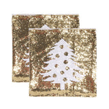 Glam Sequin Christmas Throw Pillow Cover - NH087313