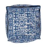 Contemporary Fabric Cube Pouf - NH707313