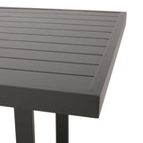 Outdoor Modern Industrial Aluminum Dining Table - NH205313
