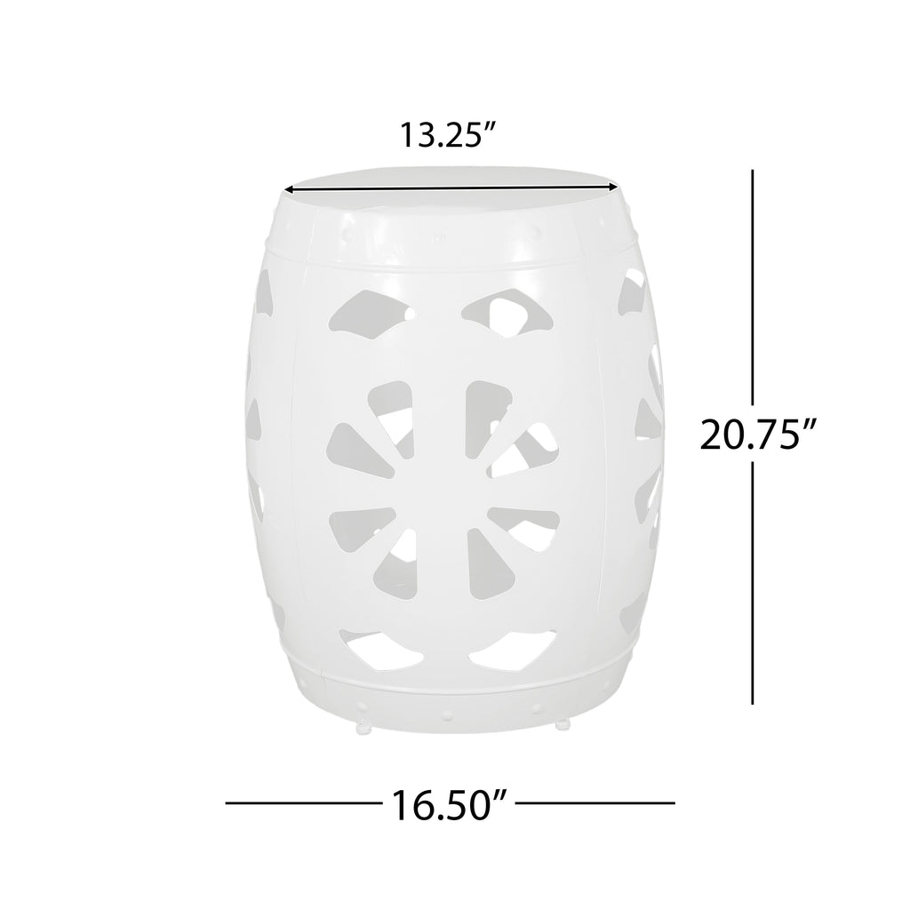 Carey Outdoor Metal Side Table NobleHouseFurniture