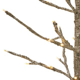 5-foot Pre-Lit 186 Warm White LED Artificial Christmas Twig Tree - NH476313