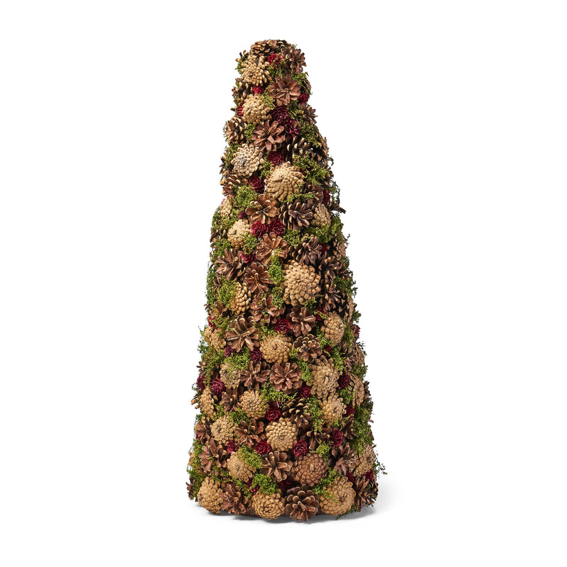 Pre-Decorated Pine Cone Unlit Artificial Tabletop Christmas Tree - NH756313