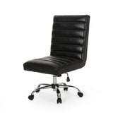 Contemporary Channel Stitch Swivel Office Chair - NH109313