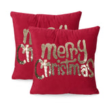 Glam Velvet Christmas Throw Pillow - NH608313