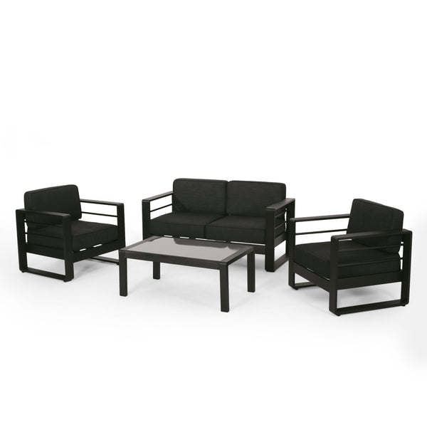 Outdoor Aluminum 4 Seater Chat Set - NH585313
