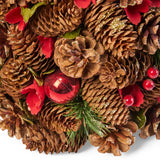 Pre-Decorated Pine Cone and Glitter Unlit Artificial Tabletop Christmas Tree - NH956313