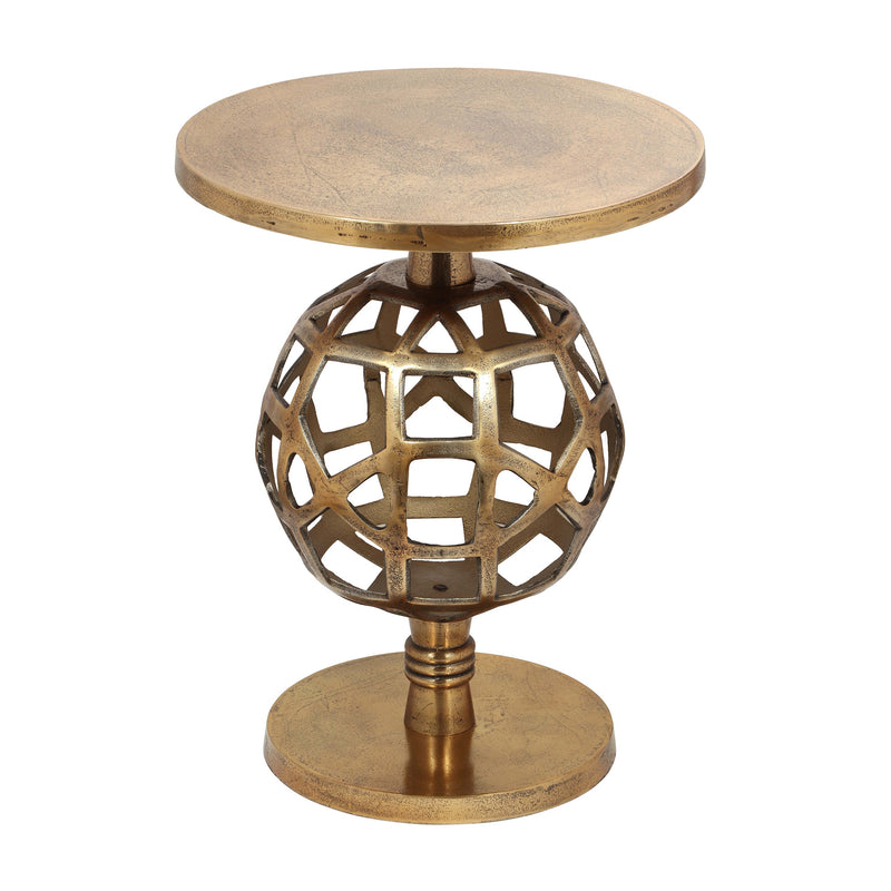 Handcrafted Aluminum Side Table - NH160413
