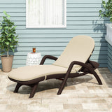 Outdoor Water Resistant Chaise Lounge Cushion - NH412313