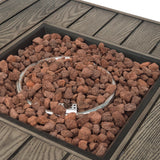 Outdoor 50,000 BTU Square Fire Pit - NH440413