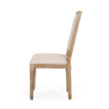 French Country Wood Upholstered Dining Chair (Set of 6) - NH955513