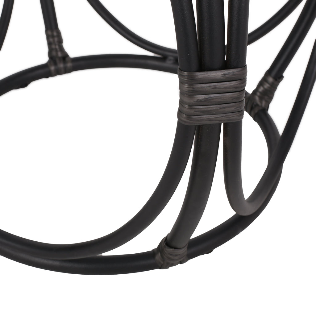 Coston Outdoor Wicker Side Table Noble House Furniture