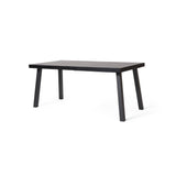 Chitwood Indoor Modern Industrial Acacia Wood Dining Table