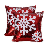 Glam Sequin Christmas Throw Pillow - NH097313