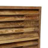 Handcrafted Boho Mango Wood Nightstand - NH849313