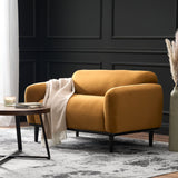 Sandee Contemporary Upholstered Loveseat