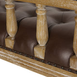 Traditional Upholstered Tufted Loveseat - NH582513