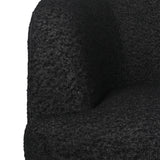 Sydmor Contemporary Boucle Upholstered Swivel Club Chair