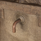 Outdoor Single Spout Fountain, Light Brown - NH057413