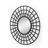 Handcrafted Modern Round Wall Mirror - NH322413