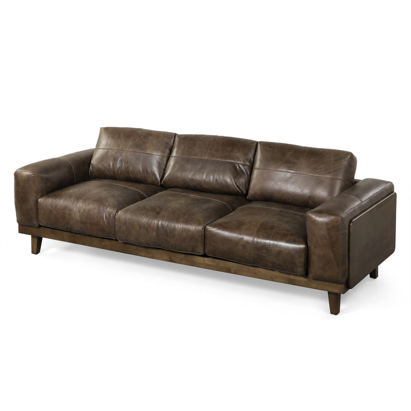 Connor Contemporary Upholstered Oversized 3 Seater Sofa