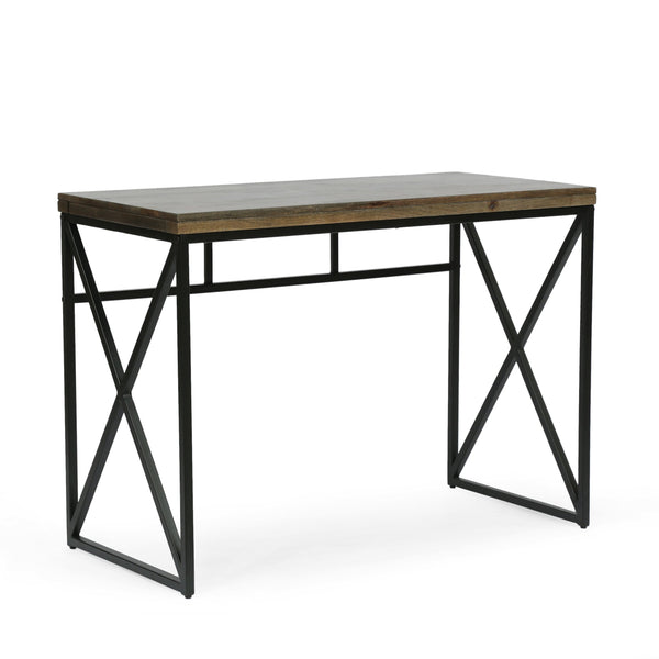Modern Industrial Handcrafted Mango Wood Desk - NH342413