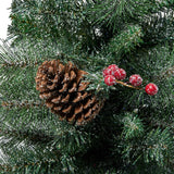 4-Foot Mixed Pine Pre-Lit Clear LED Pre-Decorated Artificial Potted Christmas Tree - NH535313