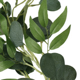 Cragin 6.5-foot Eucalyptus Vine Artificial Silk Garland, Green