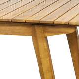 Outdoor Rustic Acacia Wood Dining Table - NH902313