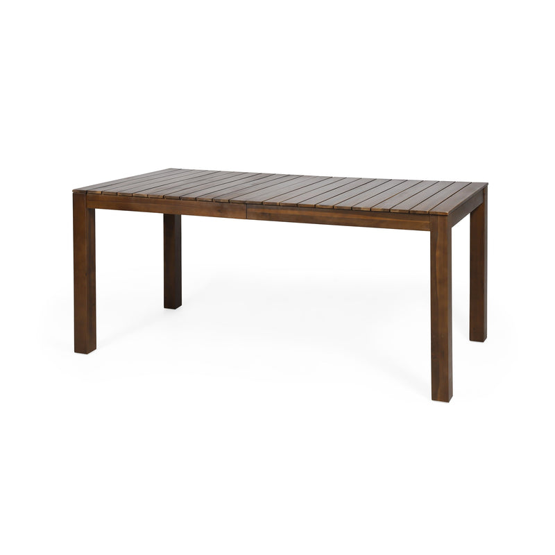 Outdoor Rustic Acacia Wood Dining Table - NH112313
