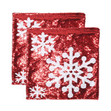 Glam Sequin Christmas Throw Pillow Cover - NH887313