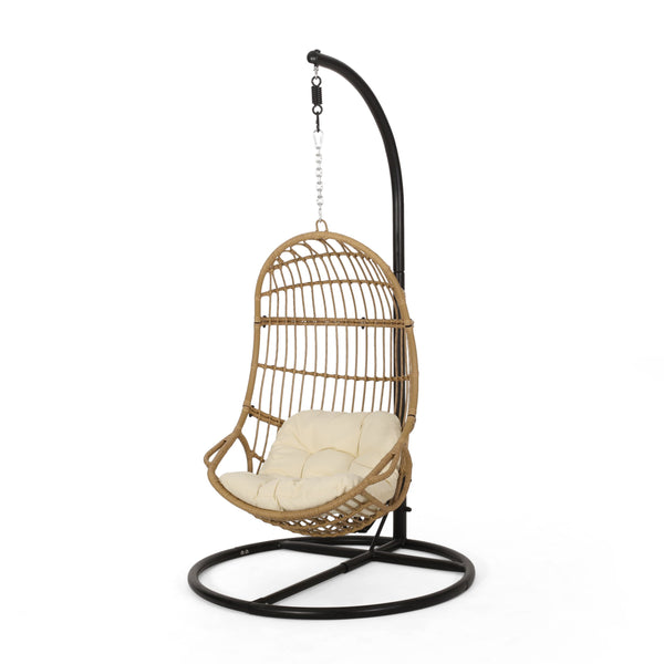 Outdoor Wicker Hanging Chair with Stand - NH925313
