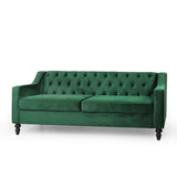 Modern Glam Tufted Velvet 3 Seater Sofa - NH680313