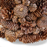 Pre-Decorated Pine Cone and Glitter Unlit Artificial Tabletop Christmas Tree - NH166313