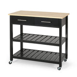 Contemporary Kitchen Cart with Wheels - NH393413