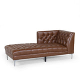 Contemporary Tufted One Armed Chaise Lounge - NH453413