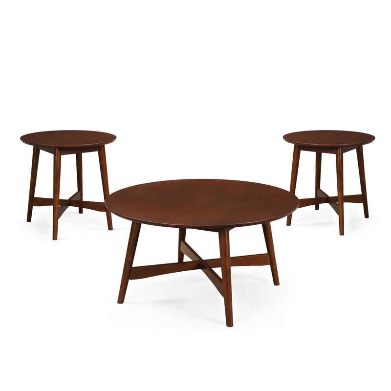 Mid-Century Modern Wood Table Set - NH139313